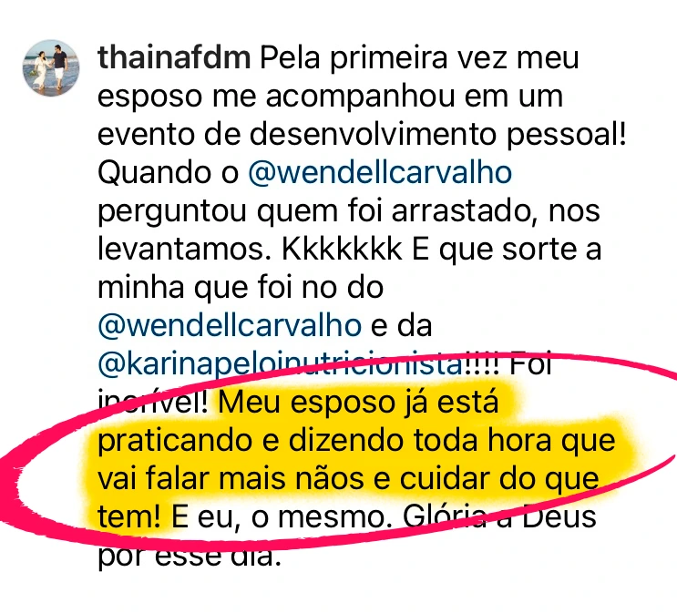Amostra de depoimento do PAR, não é comprador deste guia