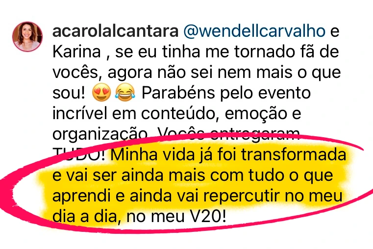 Amostra de depoimento do PAR, não é comprador deste guia